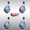 Service Caster 5 Inch 316SS Blue Poly Swivel 1-1/2 Inch Expanding Stem Caster Set Brake SCC SCC-SS316EX20S514-PPUBBLUE-TLB-112-4 - alternate 4